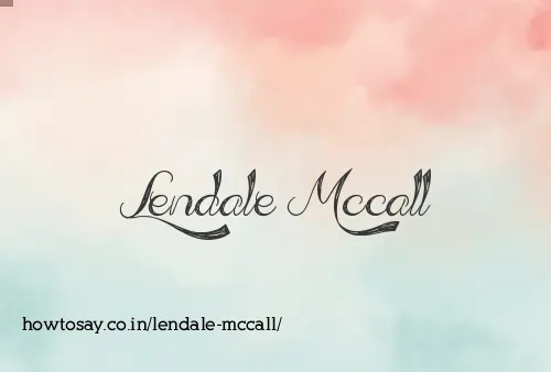 Lendale Mccall