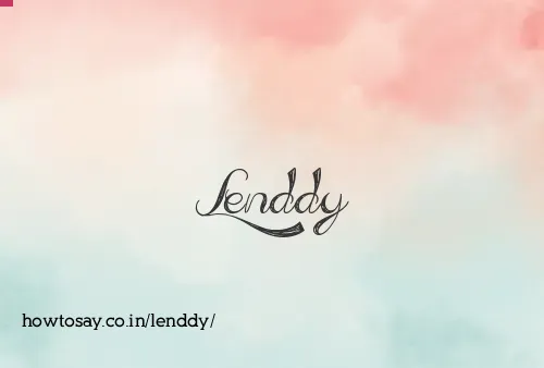 Lenddy