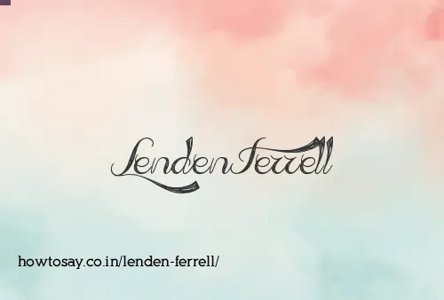 Lenden Ferrell