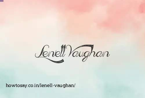 Lenell Vaughan