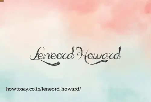 Leneord Howard
