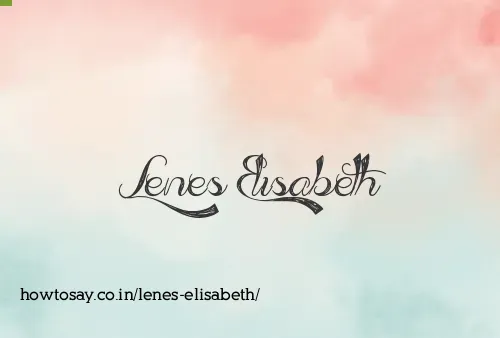 Lenes Elisabeth
