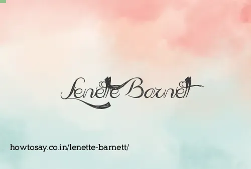 Lenette Barnett
