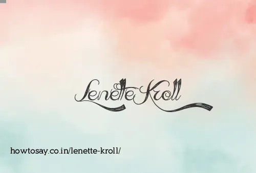 Lenette Kroll