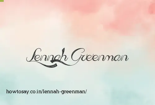 Lennah Greenman