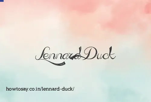 Lennard Duck