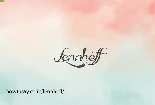Lennhoff