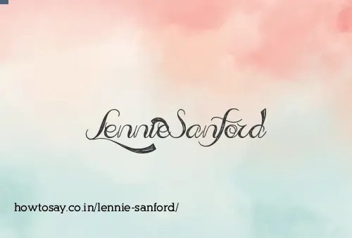Lennie Sanford