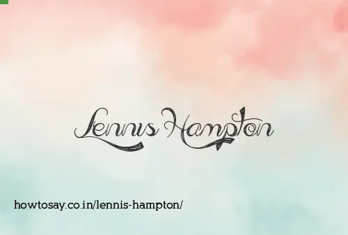 Lennis Hampton