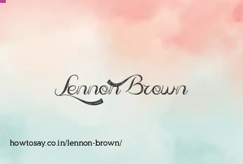 Lennon Brown
