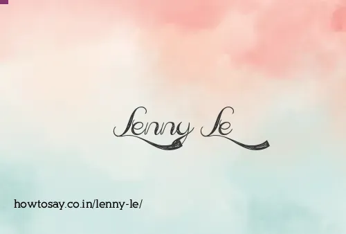 Lenny Le