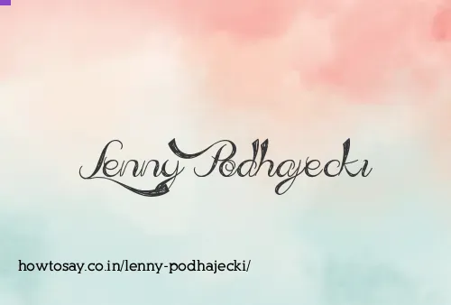 Lenny Podhajecki
