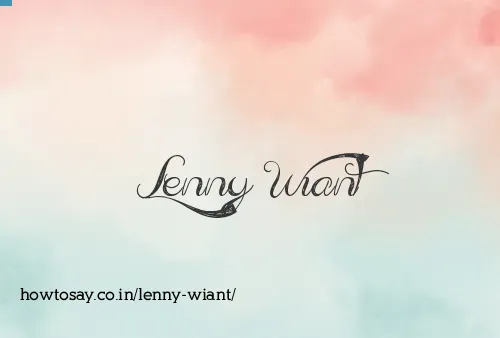 Lenny Wiant