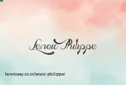 Lenoir Philippe