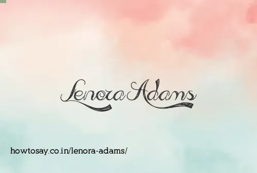 Lenora Adams