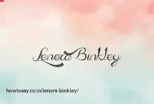 Lenora Binkley