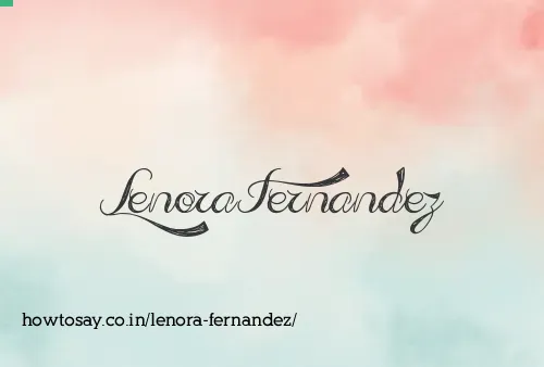 Lenora Fernandez