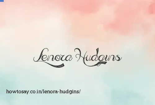 Lenora Hudgins