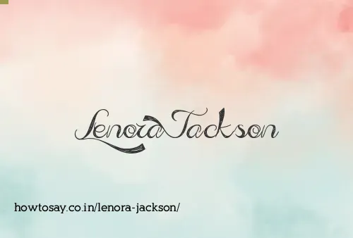 Lenora Jackson