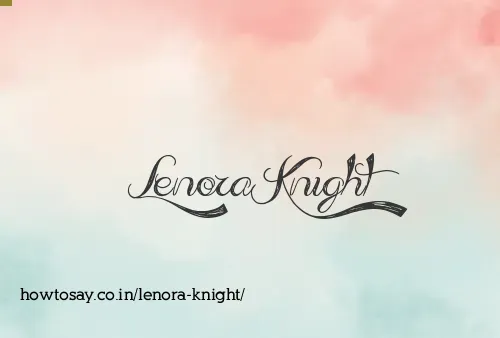 Lenora Knight