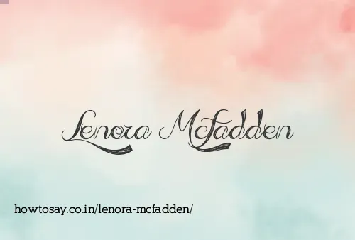 Lenora Mcfadden