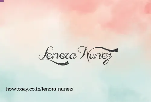 Lenora Nunez