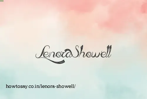 Lenora Showell