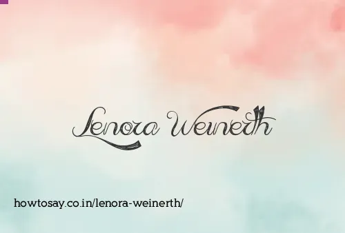 Lenora Weinerth