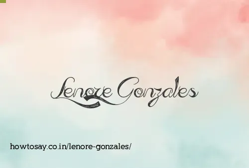 Lenore Gonzales