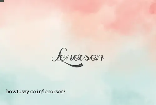 Lenorson