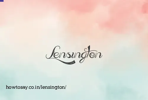 Lensington