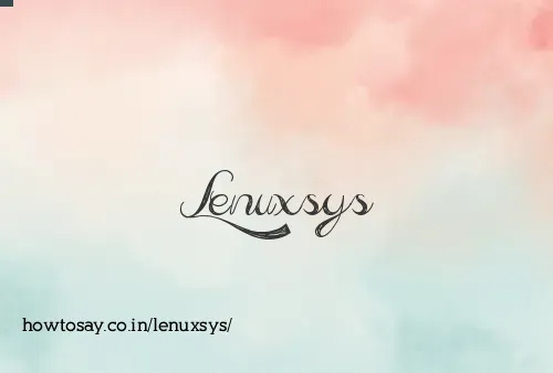 Lenuxsys