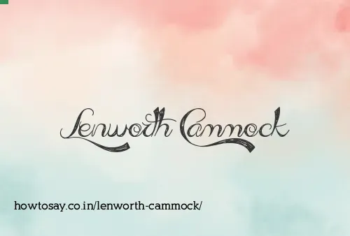 Lenworth Cammock