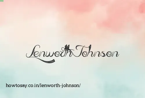 Lenworth Johnson