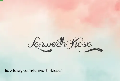Lenworth Kiese