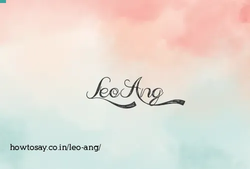Leo Ang