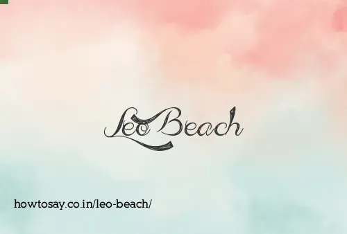 Leo Beach