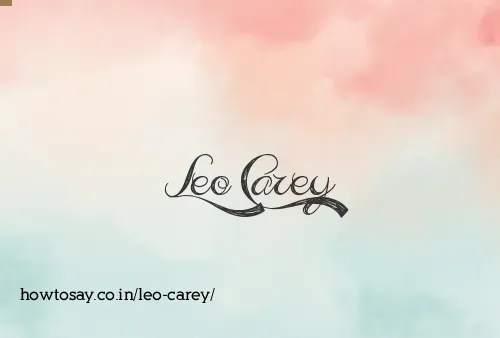Leo Carey