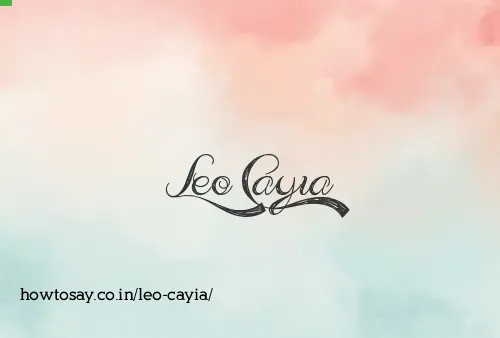 Leo Cayia