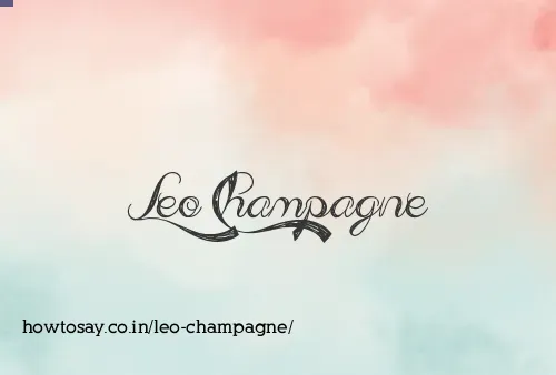 Leo Champagne