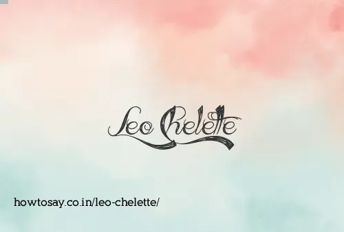Leo Chelette