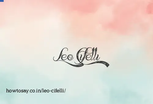 Leo Cifelli