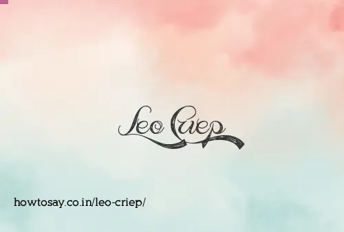 Leo Criep