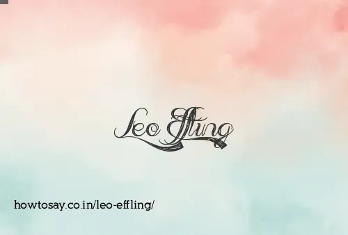 Leo Effling