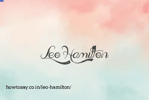 Leo Hamilton