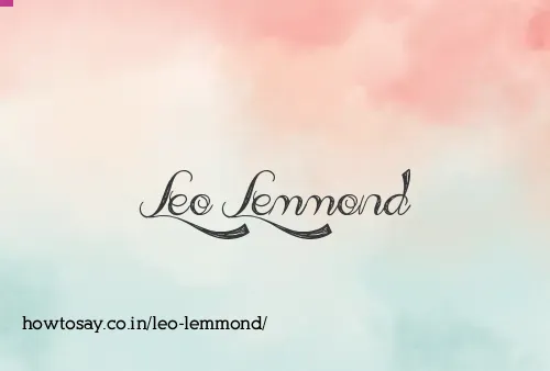 Leo Lemmond