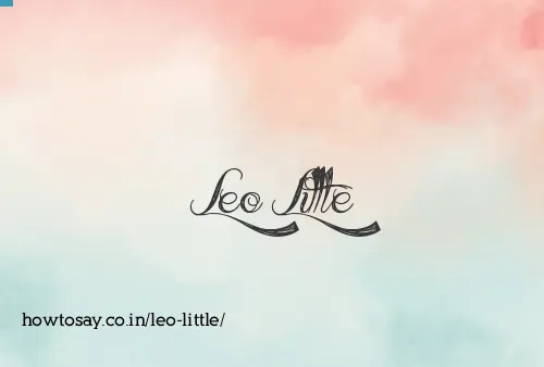 Leo Little