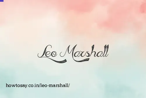 Leo Marshall