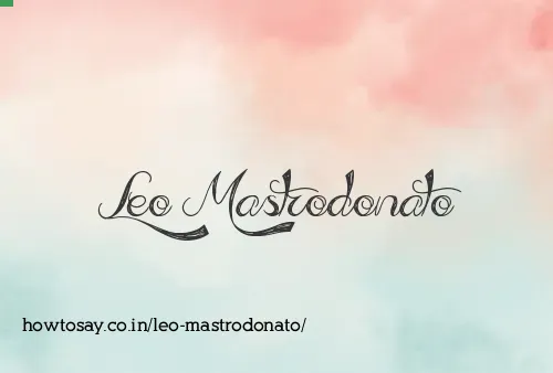 Leo Mastrodonato