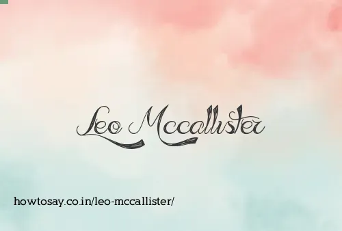 Leo Mccallister